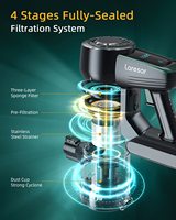 Laresar odkurzacz domowy moc ssania odkurzacz samochodowy pionowy czysty odkurzacz ręczny zamiatarka maszyna do mycia 6